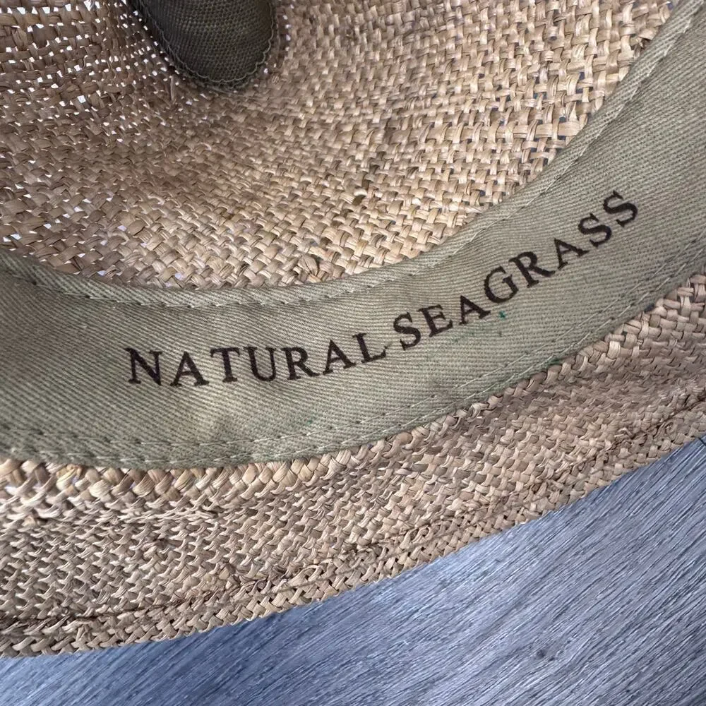 STETSON Tacon Seagrass Traveller Hat Men’s XL Preppy Summer Beachy